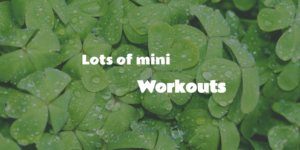 20160703 lots of mini workouts